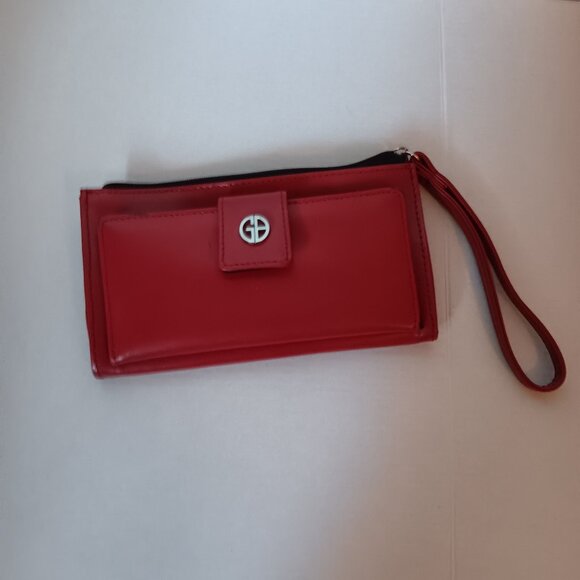 Women's GIANI BERNINI RED WALLET - Picture 1 of 7
